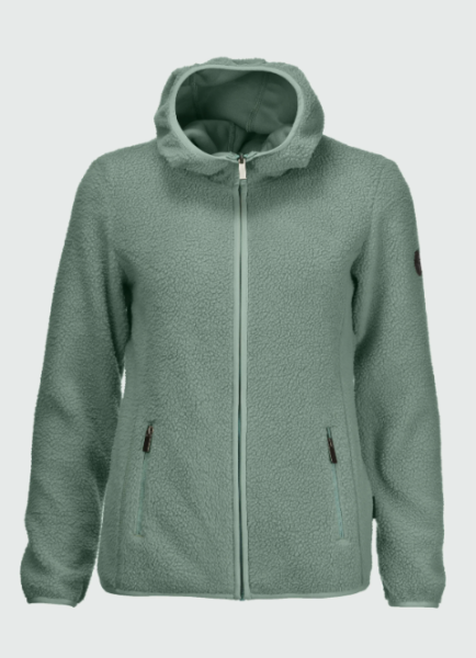 Rukka Bee Damen Sherpa Jacke, green bay