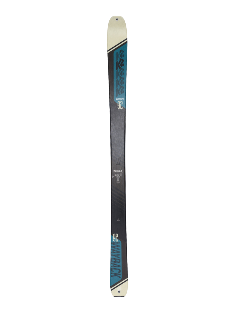 K2 WAYBACK 92, schwarz/blau/gelb, 167cm