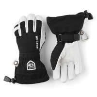 Hestra Army Leather Heli Ski  Jr 5 Finger, black