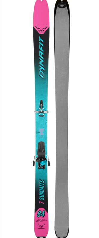 Dynafit Seven Summits+ W Ski Set, flamingo/reef, 149