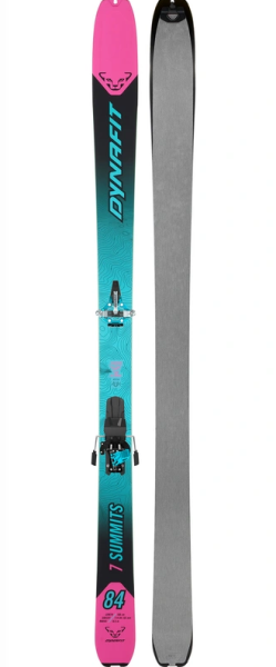 Dynafit Seven Summits+ W Ski Set, flamingo/reef, 1
