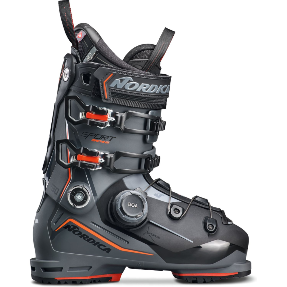 Nordica SPORTMACHINE 3 Boa 130, ANTHRAZIT-SCHWARZ-ROT, 25.5