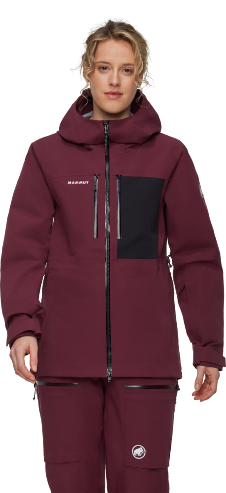 Mammut Stoney HS Hooded Jacket Women, vin-black, S