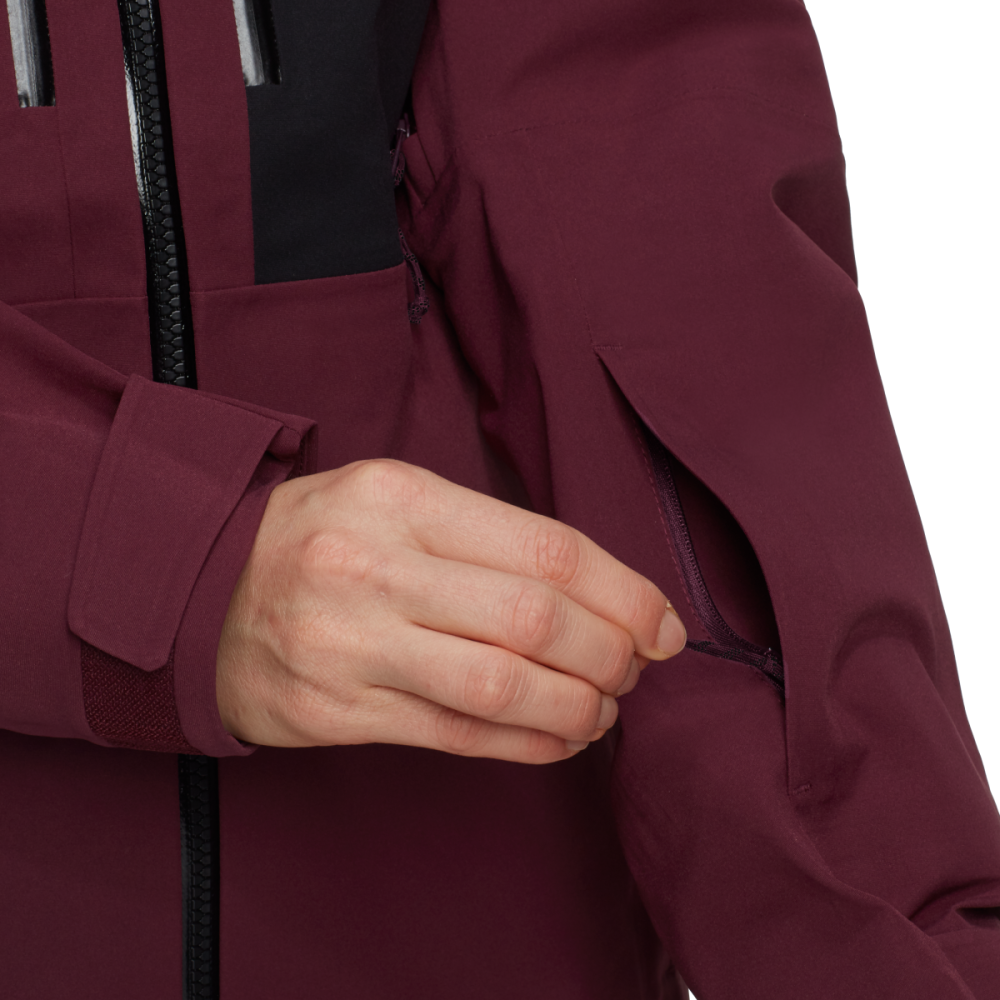 Mammut Stoney HS Hooded Jacket Women, vin-black, S