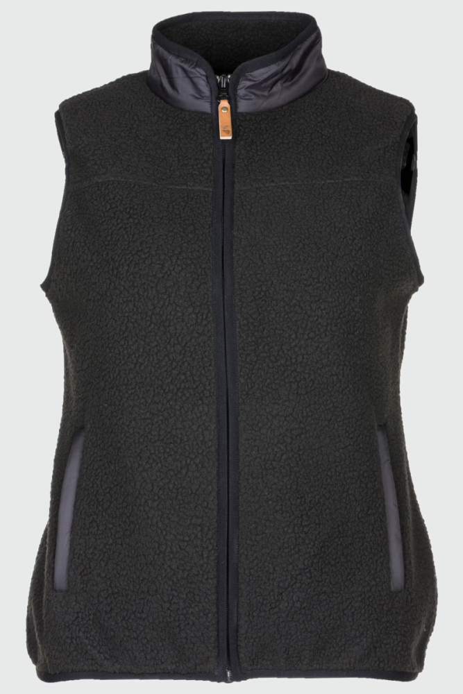 Rukka Flora Damen Fleece Gilet, black, 36