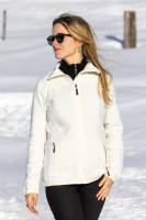 rukka Maika Damen Fleecejacke, off white (egret)