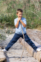 rukka Trek Kinder Wanderhose, total eclipse, 104