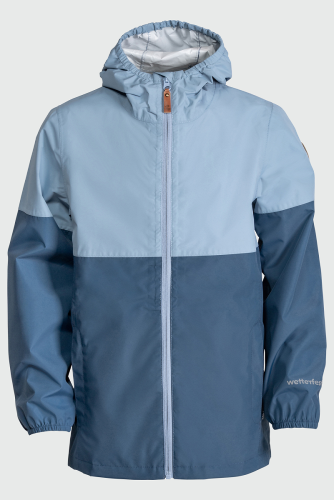 Rukka Travellight Kinder Regenjacke, 0728, faded denim, 164