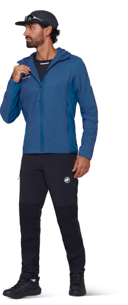 Mammut Rime Light IN Hybrid Hooded Jacket Men, tschiel, XL
