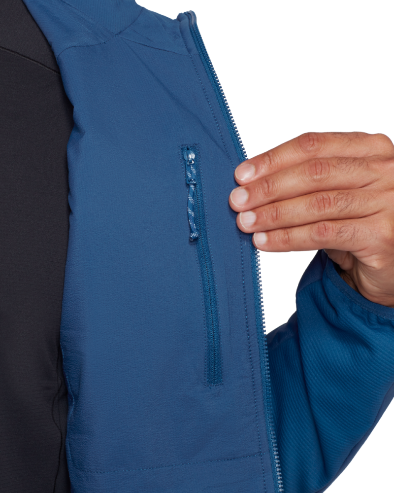 Mammut Rime Light IN Hybrid Hooded Jacket Men, tschiel, XL