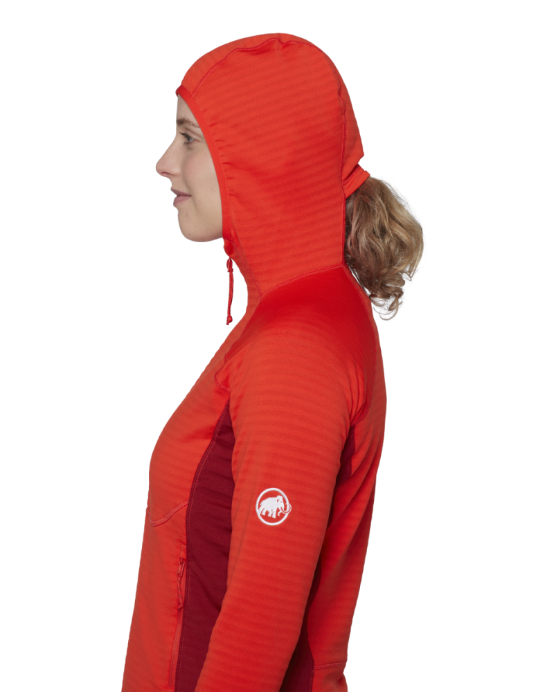 Mammut Taiss ML Hooded Jacket Women, red-dark red