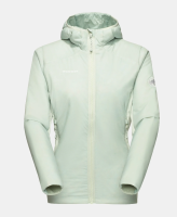 Mammut Rime Light IN Hybrid Hooded Jacket Women, silver sage, M