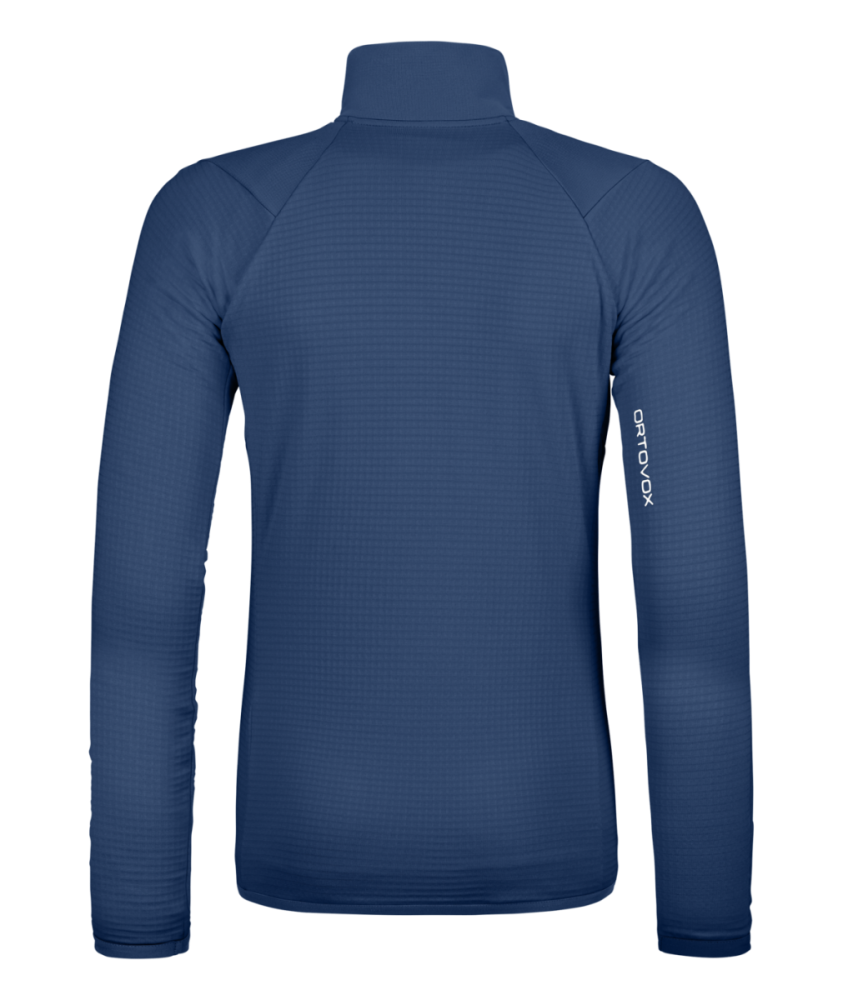 Ortovox FLEECE GRID JACKET W, blue nunatak, S