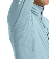 Ortovox FLEECE GRID JACKET M, blue nunatak, L
