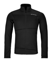Ortovox FLEECE LIGHT JACKET M, black raven, L