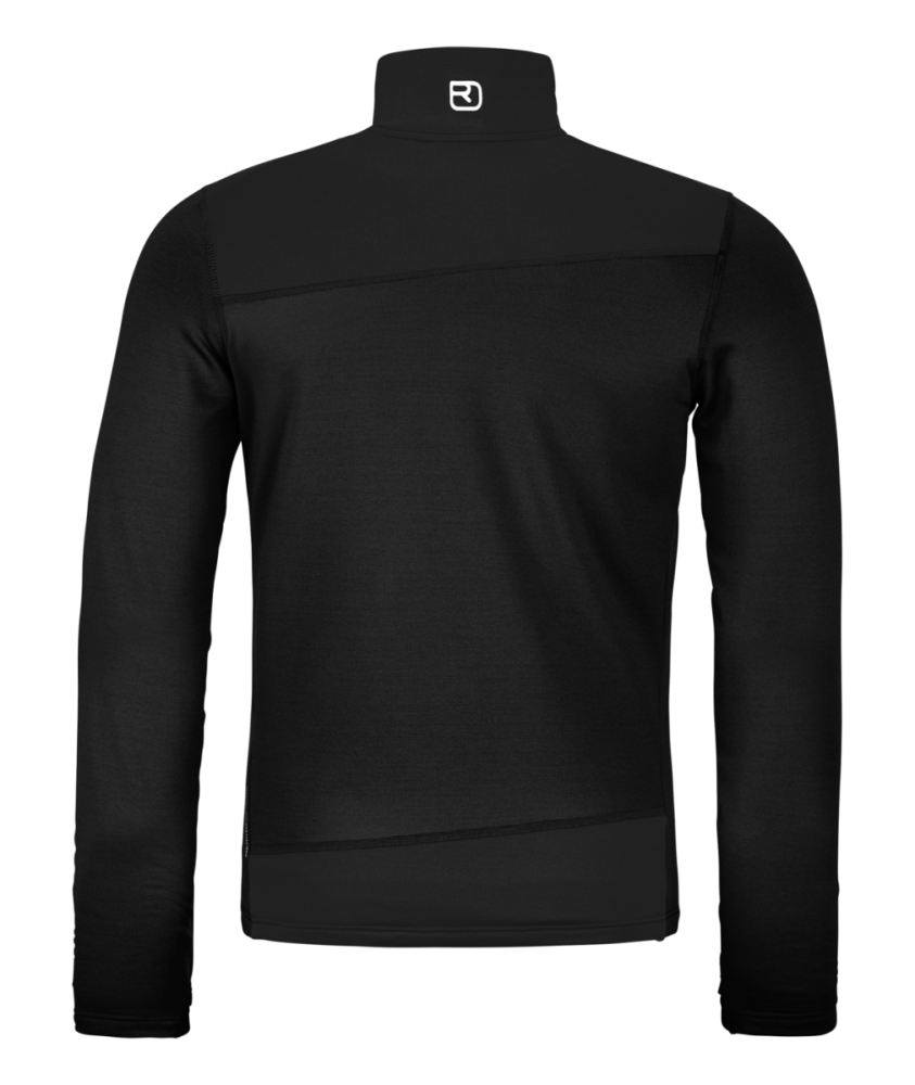 Ortovox FLEECE LIGHT JACKET M, black raven, L