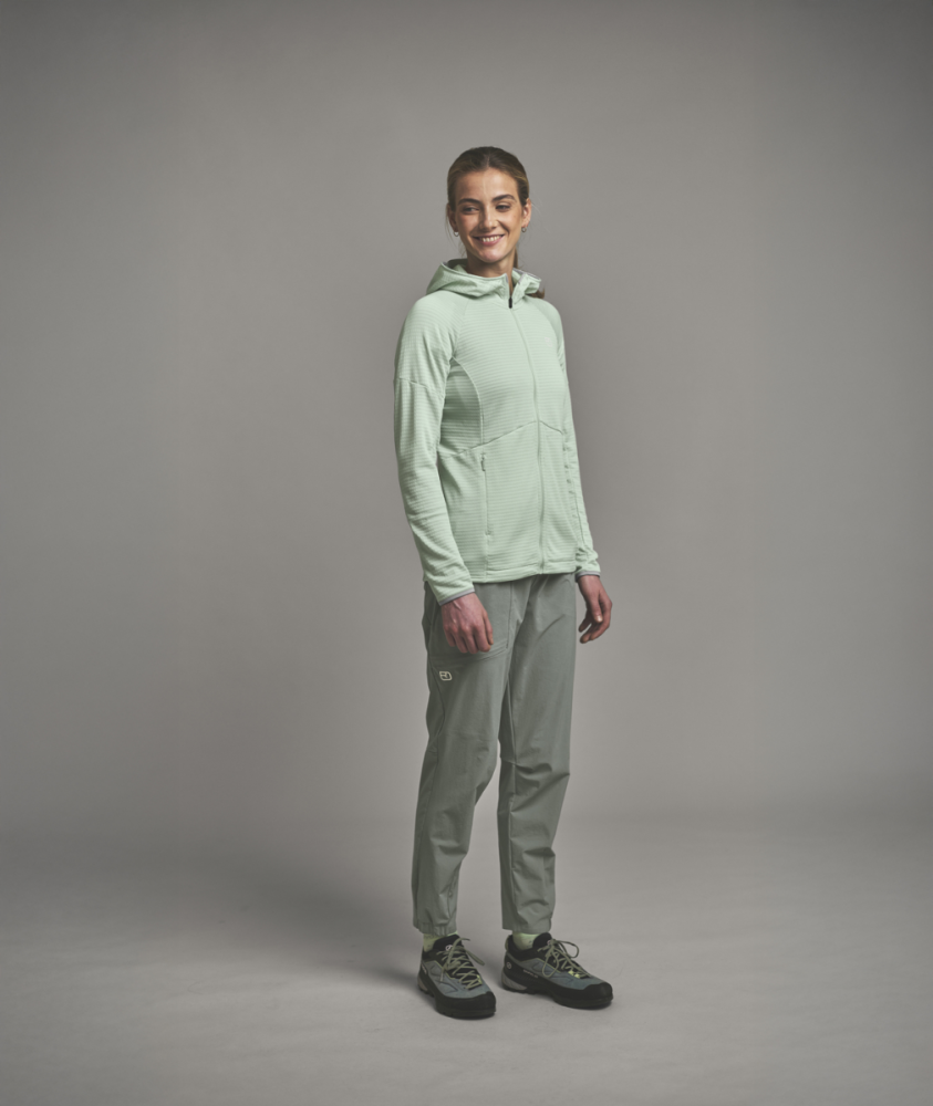 Ortovox Fleece Light Grid Hoody W, dawn rose, XL