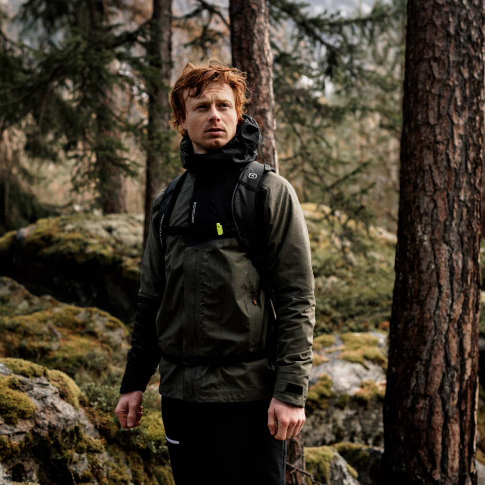 Ortovox Seceda 3l Jacket M,  red malbec, XL