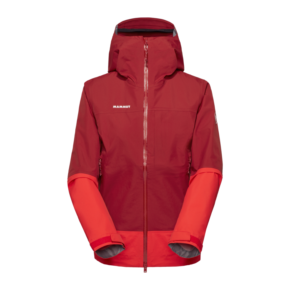 Mammut Alto Guide HS Hooded Jacket Women, dark red- red, XL