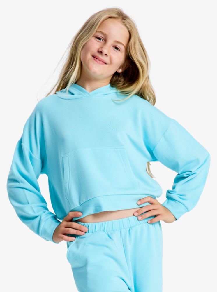 Roxy Surfing By Daylight Hoodie Rg, Aqua Splash