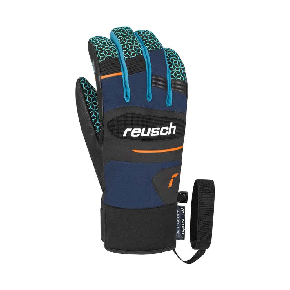 Reusch Scorpion R-TEX XT, dress blue/orange popsicle, 7.5