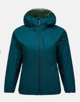 Peak Performance Freelight Reversible Insulated Hood Jacket Damen , PONDEROSA PINE/Green Valley, XL