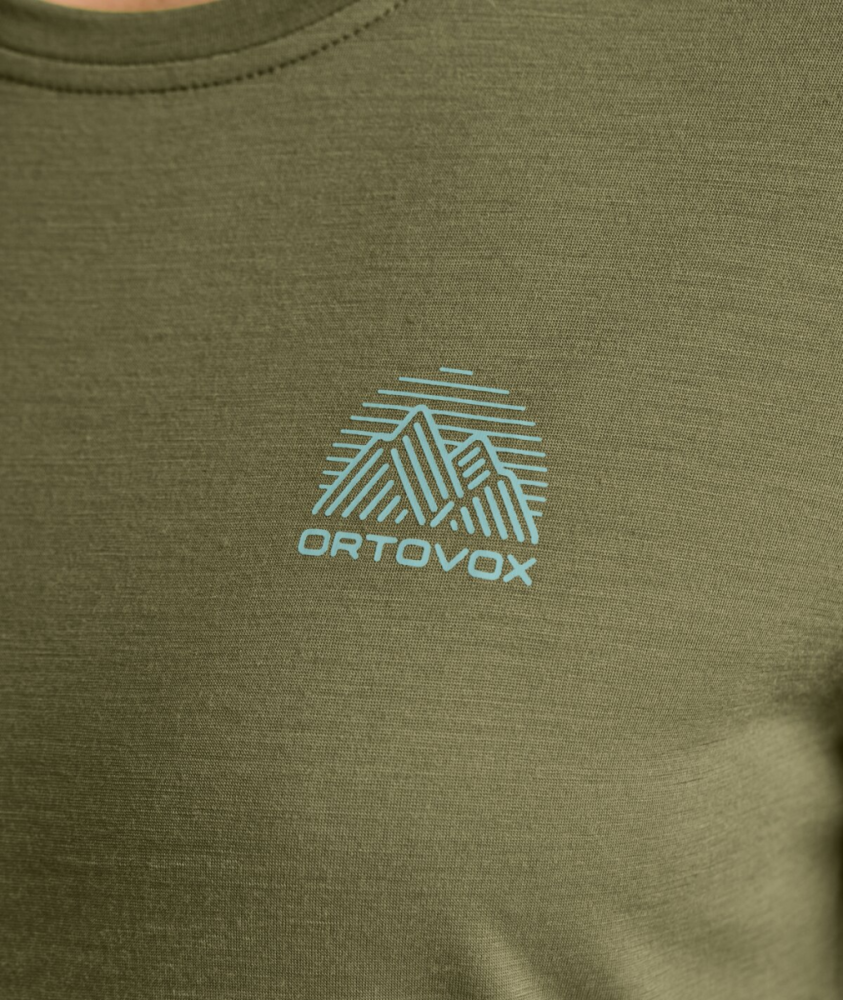Ortovox 120 COOL TEC MTN STRIPE TS W, green sage, XL