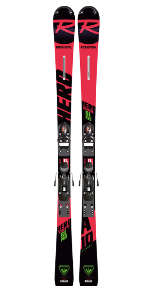 Rossignol Hero Athlete SL Pro / NX Jr 10 B73, Red/Black, 142cm