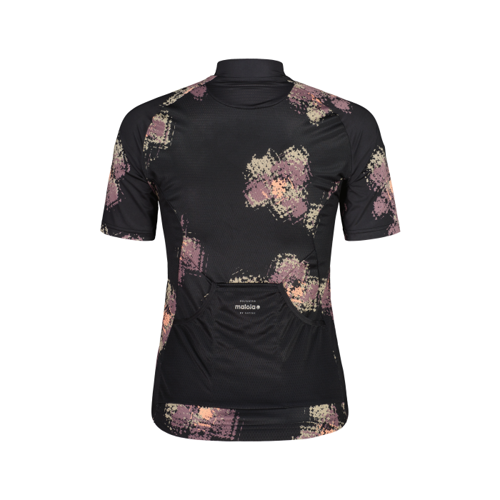 Maloja SundaM. 1/2 Cycle Jersey, deep black joy, Grösse L