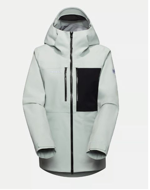 Mammut Stoney HS Hooded Jacket Women, silver sage-black