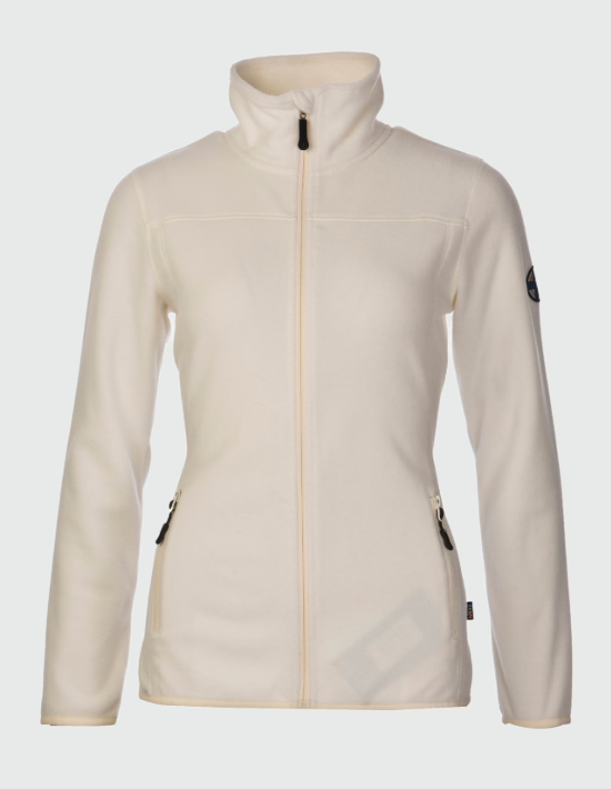 rukka Maika Damen Fleecejacke, off white (egret), 42