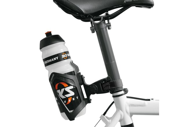 SKS Bidonhalterbefestigung Kunststoff schwarz Montierbar an Sattlestütze