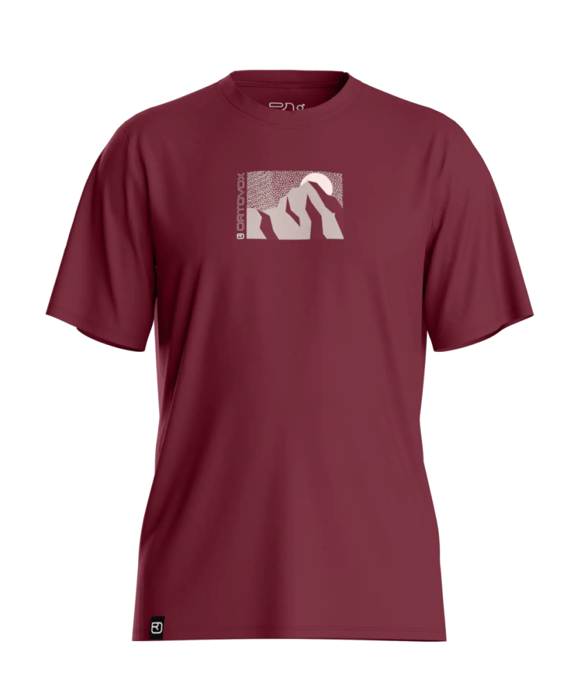 Ortovox 120 COOL TEC MTN SUN TS M, red malbec, S