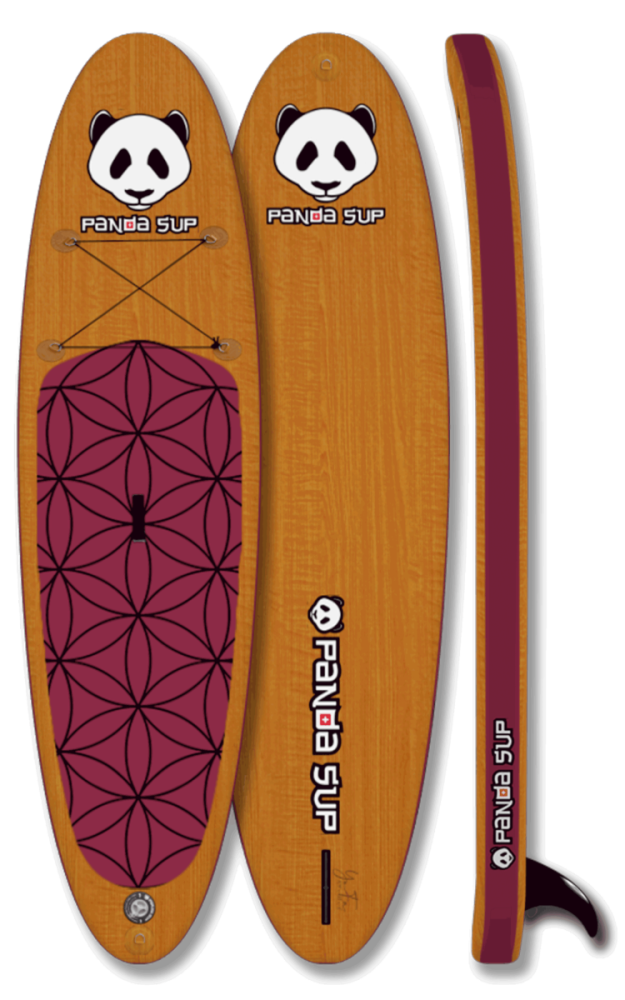 PandaSup iPanda 10'4"  Yoga / Family Set, Purple, 10.4"x33"x6''