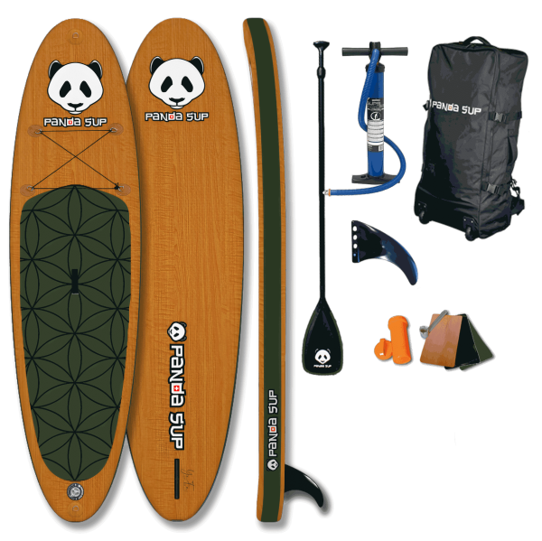 PandaSup iPanda 10'4"  Yoga / Family Set, Olive, 10.4"x33"x6''