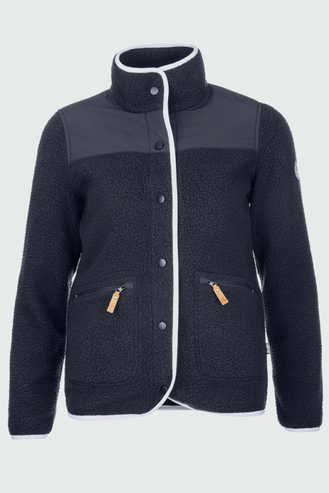 rukka Anisa Damen Sherpa Jacke, dark navy, 36