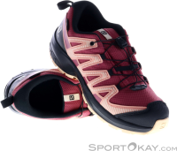 Salomon XA PRO V8 CSWP J, Earth Red/Black/Almond Cream, 32