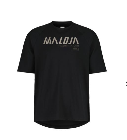 Maloja AnderterM. Enduro Tee, deep black, Grösse XL