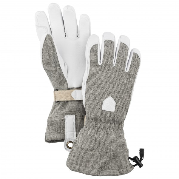 Hestra Woman's Patrol Gauntlet 5 F, light grey, 9