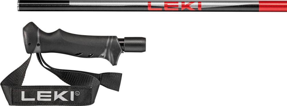 Leki Hot Shot S, schw/grau/rot, 130