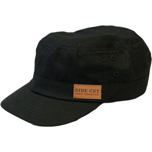 Side Cut Schwarzsee / Side Cut Cap, Schwarz, one size