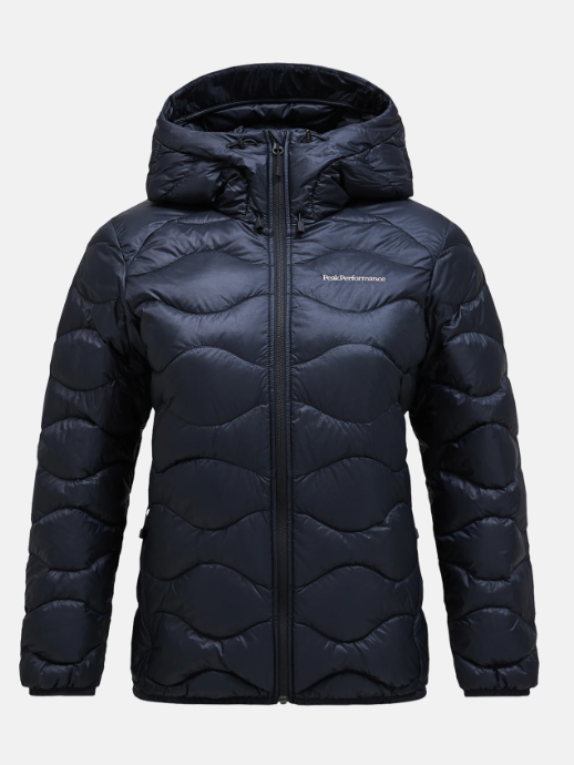 Peak Performance W Helium Down Hood Jacket-BLACK, M