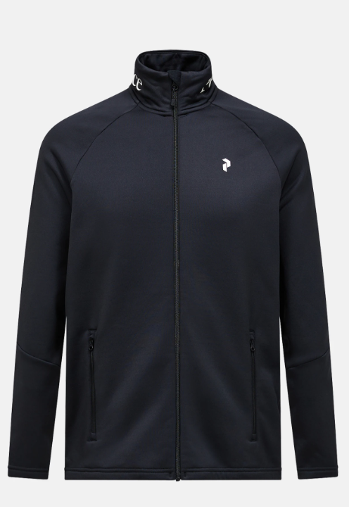 Peak Performance M Rider Essentials Zip Ja-BLACK-BLACK, BLACK/BLACK, L