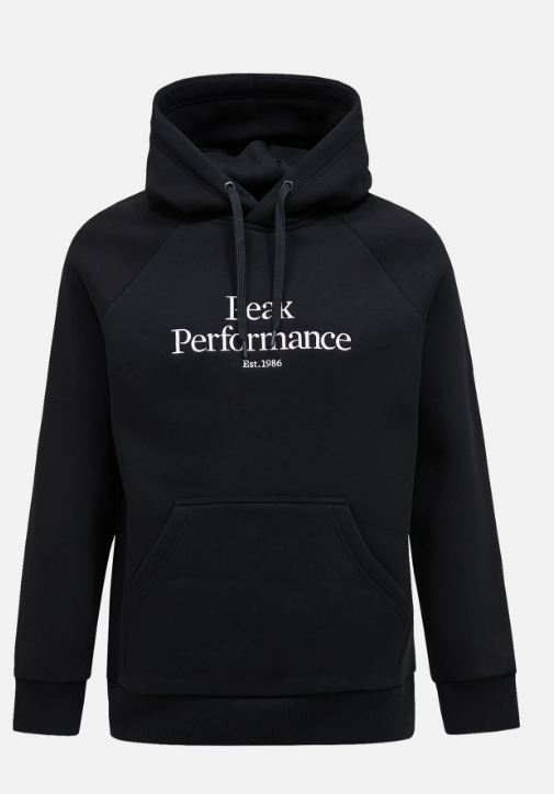 Peak Performance M Original Hood-BLACK-OFFWHITE, BLACK/OFFWHITE, XL