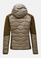 Peak Performance M Helium Down Hybrid Hood, AVID BEIGE/Meadow Moss, L