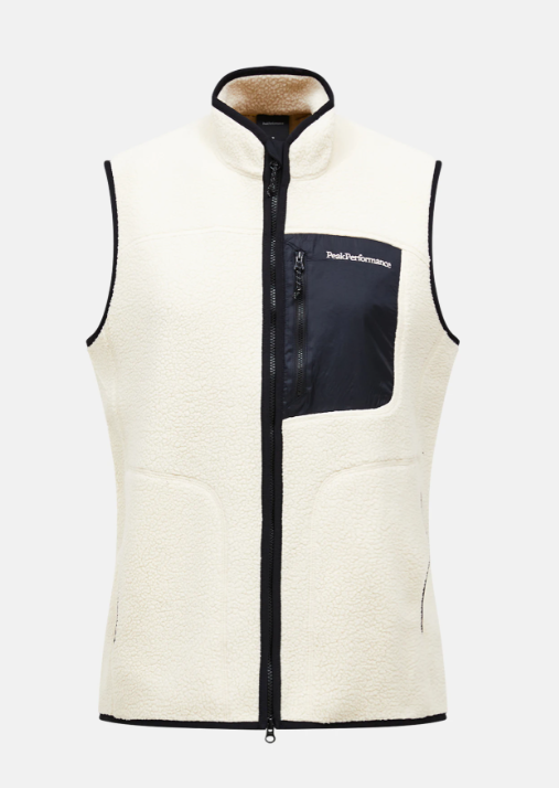 Peak Performance M NatureRush Pile Vest-SAND FOG, L