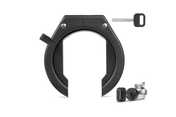 ACID Rahmen- und Akkuschloss-Set LATCH 6078 D gleichschließend black