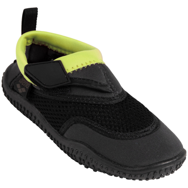 Arena Jr Watershoes Jr, dark grey/lime