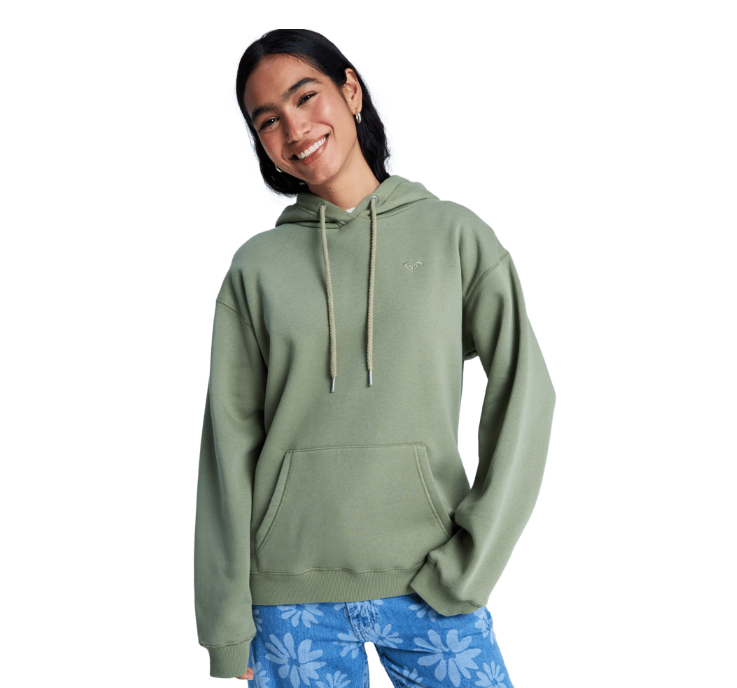 Roxy Surf Stoked Hoodie Brushed, oil green, Medium