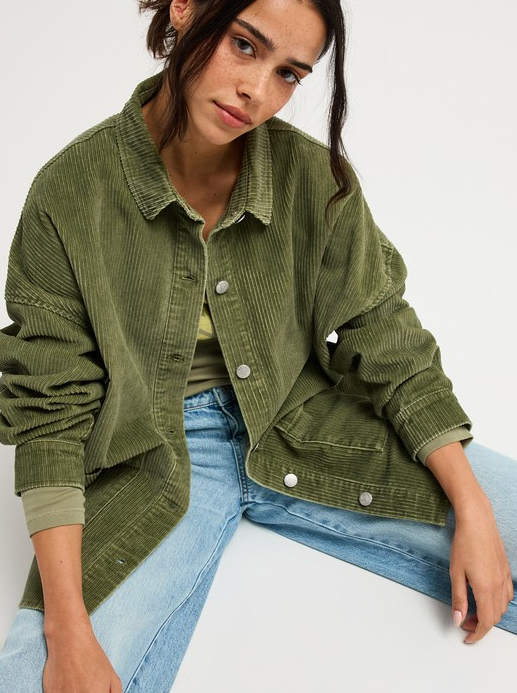 Roxy Kick Back Washed Cord, winter moss, Medium